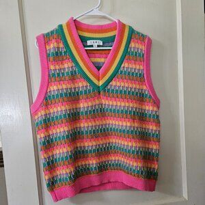 T H M L Audrey Sweater Vest Top size XL